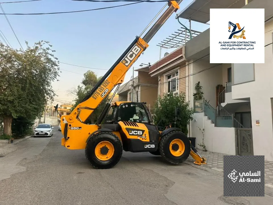 إيجار رافعات تلسكوبية بالسعودية 2020-2026 | تلي هاندر JCB حديثة -  1